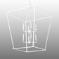 2nd Ave Lighting Kitzi 42" Wide Tapered Pendant in Matte White Finish