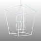 2nd Ave Lighting Kitzi 42" Wide Tapered Pendant in Matte White Finish