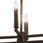 2nd Ave Lighting Kitzi Box 16" Pendant in Wrought Iron Finish