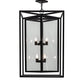 2nd Ave Lighting Kitzi Box 24" Pendant in Blackwash Finish
