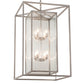 2nd Ave Lighting Kitzi Box 28" Square Pendant in Nickel Powder Coat Finish