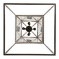 2nd Ave Lighting Kitzi Box 28" Square Pendant in Timeless Bronze and Extreme Chrome Finish