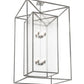 2nd Ave Lighting Kitzi Box 36" Pendant in Pewter Finish