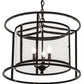 2nd Ave Lighting Kitzi Cilindro 22" Pendant in Mirror Black Finish