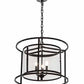 2nd Ave Lighting Kitzi Cilindro 22" Pendant in Mirror Black Finish