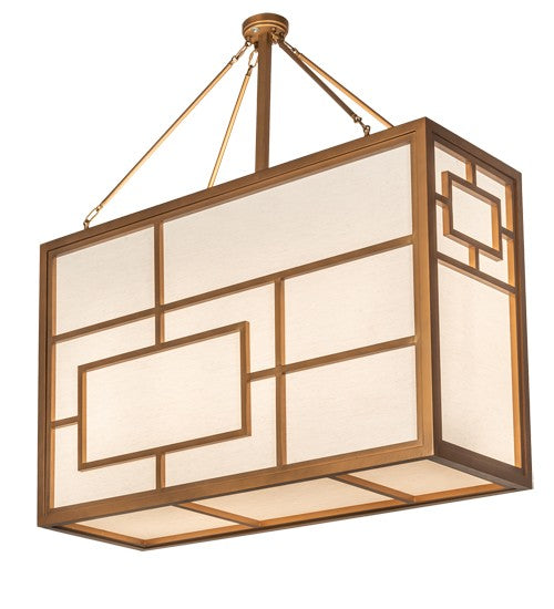 2nd Ave Lighting Kofu 54" Long Pendant in Brushed Brass Finish