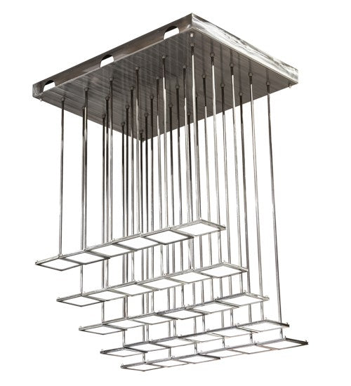 2nd Ave Lighting Kossar 26" Long Ceiling Fixture in Alloy Wheel Clear Coat Finish