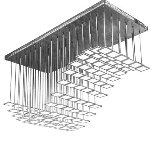 2nd Ave Lighting Kossar 80" Long Ceiling Fixture With Alloy Wheel Clear Coat Finish