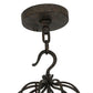 2nd Ave Lighting Lakeshore 48" Wide 15 LT Two Tier Chandelier in Coffee Bean Finish
