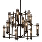 2nd Ave Lighting Landon 44" Wide 12 LT Chandelier in Bronze Finish