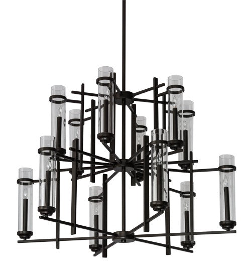 2nd Ave Lighting Landon 44" Wide 12 LT Chandelier in Bronze Finish