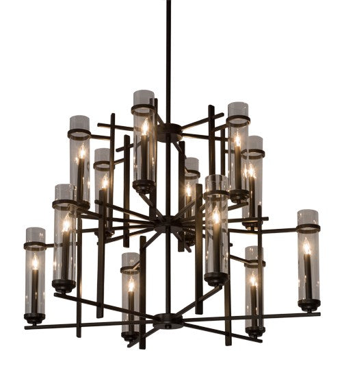 2nd Ave Lighting Landon 44" Wide 12 LT Chandelier in Bronze Finish