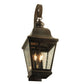 2nd Ave Lighting Lapalma 11" 3-Light Clear Seeded Glass Coffee Bean Wall Sconce
