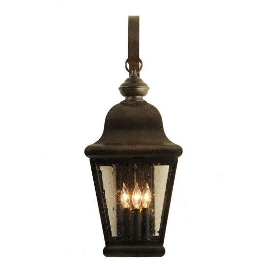 2nd Ave Lighting Lapalma 11" 3-Light Clear Seeded Glass Coffee Bean Wall Sconce