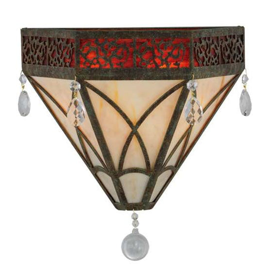 2nd Ave Lighting Larkfield 12" Wide Wall Sconce in Capri Finish