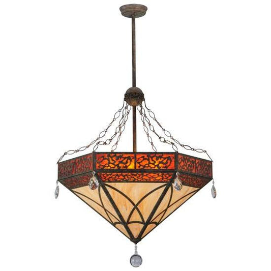 2nd Ave Lighting Larkfield 37" Inverted Pendant in Capri Finish