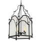 2nd Ave Lighting Lattimer 46" Wide Pendant in Textured Black and Ivory Finish