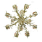 2nd Ave Lighting Le Printemps 52" Wide 12 LT Chandelier With Custom White Crackle Finish