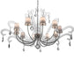 2nd Ave Lighting Lienz 55" Wide 10 LT Chandelier in Brushed Stainless Steel Finish
