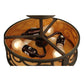 2nd Ave Lighting Liliana 12" Wide Semi-Flushmount With Gilded Tobacco Finish