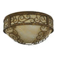 2nd Ave Lighting Liliana 21" Wide Flushmount in Pompeii Gold Finish