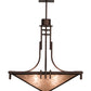 2nd Ave Lighting Lineage 27" Square Inverted Pendant in Mahogany Bronze