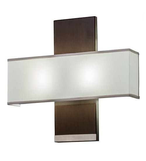 2nd Ave Lighting Lineal Intersect 20" Wall Sconce in Nickel Finish
