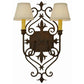 2nd Ave Lighting Louisa 14" Wide Wall Sconce in Rustic Iron Finish