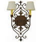 2nd Ave Lighting Louisa 14" Wide Wall Sconce in Rustic Iron Finish