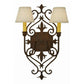 2nd Ave Lighting Louisa 14" Wide Wall Sconce in Rustic Iron Finish