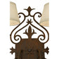 2nd Ave Lighting Louisa 14" Wide Wall Sconce in Rustic Iron Finish