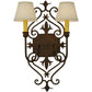 2nd Ave Lighting Louisa 14" Wide Wall Sconce in Rustic Iron Finish