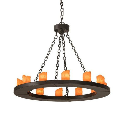 2nd Ave Lighting Loxley 36" 12 LT Timeless Bronze Chandelier