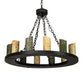 2nd Ave Lighting Loxley 36" Wide 12 Light Chandelier in Old Wrought Iron Finish