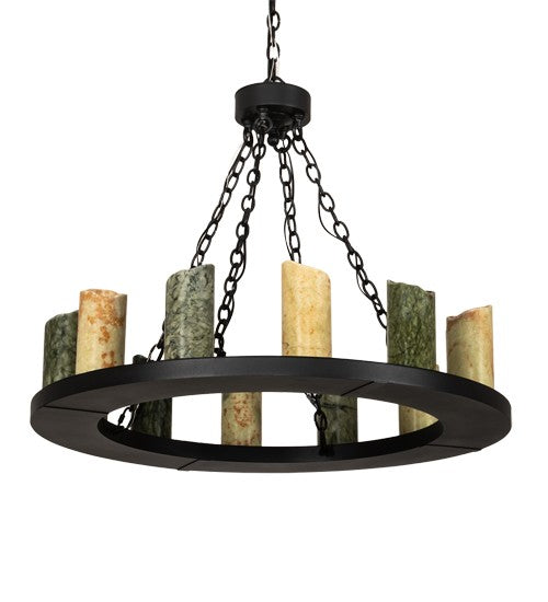 2nd Ave Lighting Loxley 36" Wide 12 Light Chandelier in Old Wrought Iron Finish