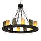 2nd Ave Lighting Loxley 36" Wide 12 Light Chandelier in Old Wrought Iron Finish