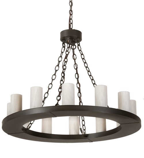 2nd Ave Lighting Loxley 36" Wide 12 Light Chandelier in Timeless Bronze