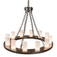 2nd Ave Lighting Loxley 36" Wide 12 Light Chandelier in Timeless Bronze