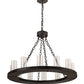 2nd Ave Lighting Loxley 36" Wide 12 Light Chandelier in Timeless Bronze Finish