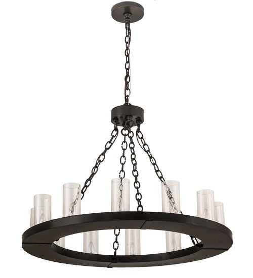 2nd Ave Lighting Loxley 36" Wide 12 Light Chandelier in Timeless Bronze Finish