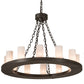 2nd Ave Lighting Loxley 36" Wide 12 Light Chandelier in Timeless Bronze