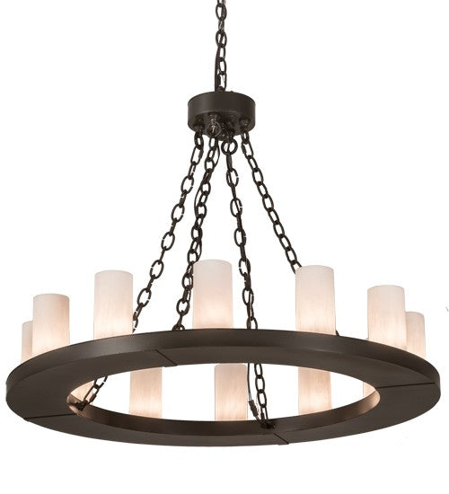 2nd Ave Lighting Loxley 36" Wide 12 Light Chandelier in Timeless Bronze