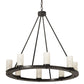 2nd Ave Lighting Loxley 36" Wide 8 LT Chandelier in Timeless Bronze