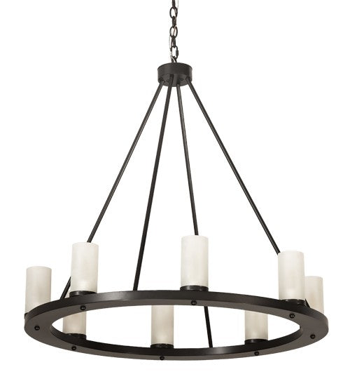 2nd Ave Lighting Loxley 36" Wide 8 LT Chandelier in Timeless Bronze