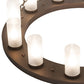 2nd Ave Lighting Loxley 36" Wide Two Tier 18 LT Chandelier in Mahogany Bronze Finish