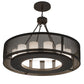 2nd Ave Lighting Loxley 42" Wide 12 Light Golpe Chandelier in Timeless Bronze