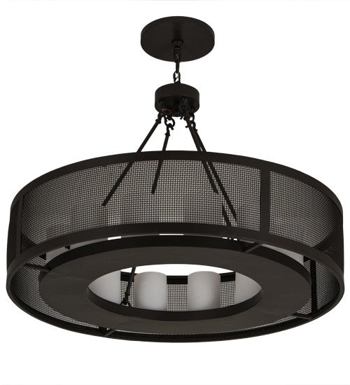 2nd Ave Lighting Loxley 42" Wide 12 Light Golpe Chandelier in Timeless Bronze