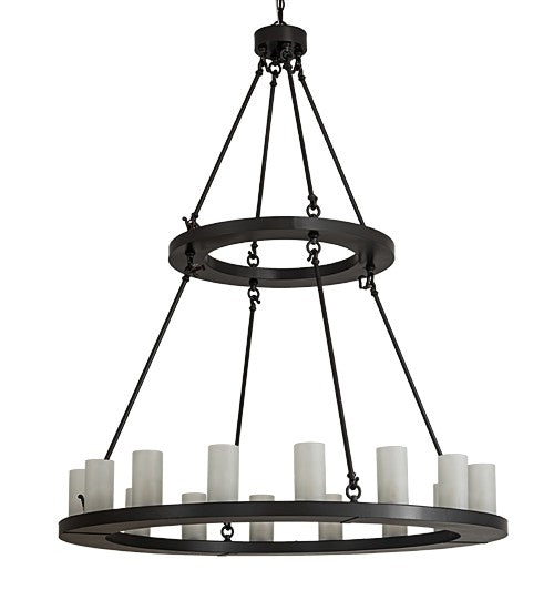 2nd Ave Lighting Loxley 48" Wide 16 LT Chandelier in Timeless Bronze Finish