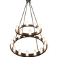 2nd Ave Lighting Loxley 54" Wide Two Tier 24 Light Chandelier in Oil Rubbed Bronze Finish