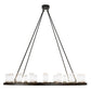 2nd Ave Lighting Loxley 60" Wide 20 Light Chandelier in Blackwash Finish